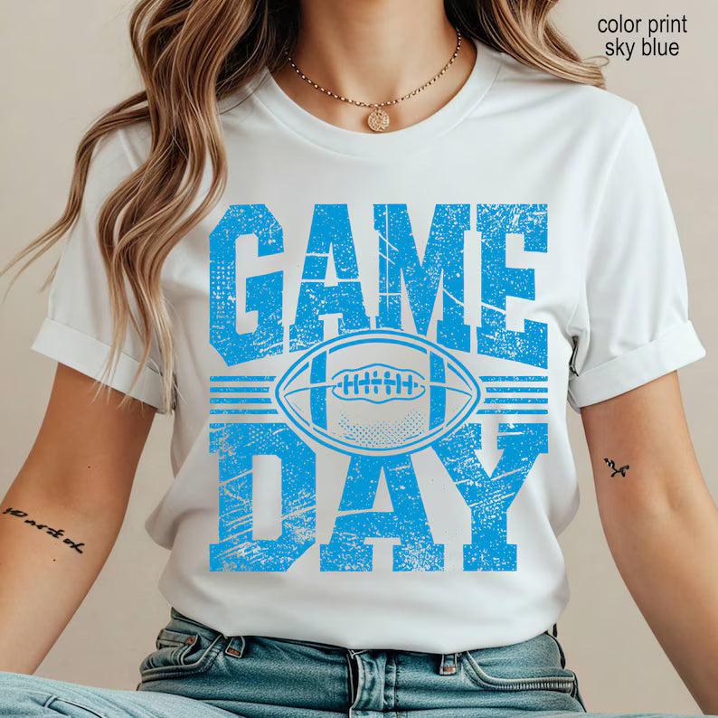 Comfort Colors® Football Season Game Day T-Shirt – Classic Sports Mom Graphic Tee, Fall Tailgate Unisex Top & Gift for Women