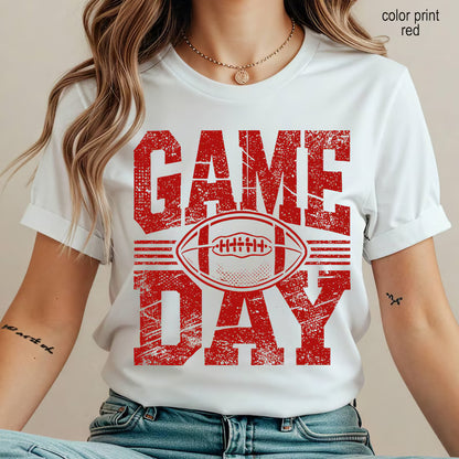 Comfort Colors® Football Season Game Day T-Shirt – Classic Sports Mom Graphic Tee, Fall Tailgate Unisex Top & Gift for Women