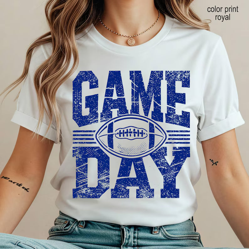 Comfort Colors® Football Season Game Day T-Shirt – Classic Sports Mom Graphic Tee, Fall Tailgate Unisex Top & Gift for Women
