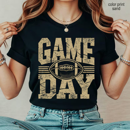 Comfort Colors® Football Season Game Day T-Shirt – Classic Sports Mom Graphic Tee, Fall Tailgate Unisex Top & Gift for Women