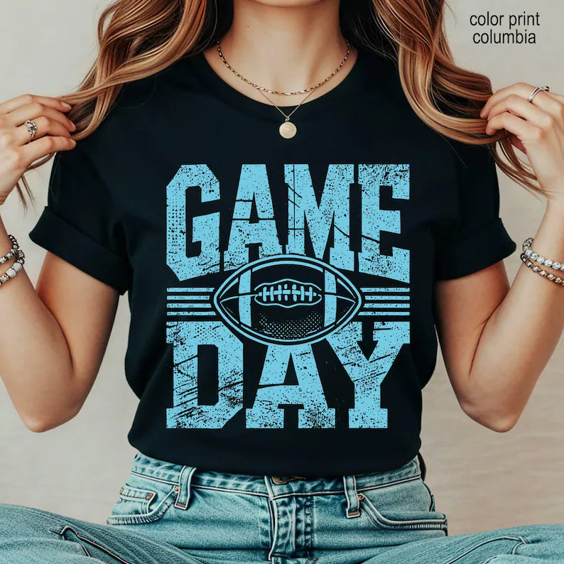 Comfort Colors® Football Season Game Day T-Shirt – Classic Sports Mom Graphic Tee, Fall Tailgate Unisex Top & Gift for Women