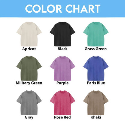 Cat Quarrel Moment T-Shirt – Retro Funny Feline Standoff Graphic Tee, Vintage Washed Lightweight Cotton Unisex Streetwear Top