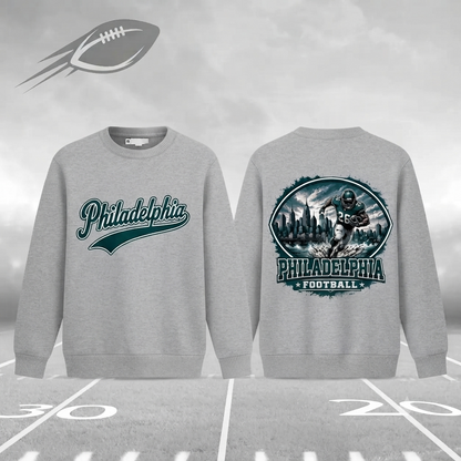 Unisex City Football Sweatshirt | Vintage Game Day Graphic Crewneck